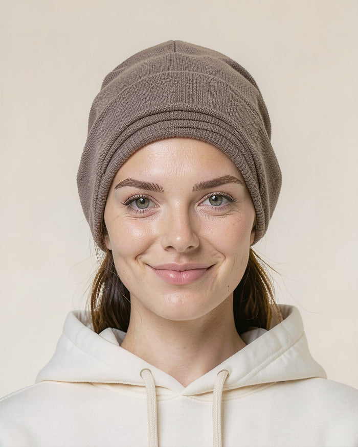 Slouchy Tie-Back Turban Beanie
