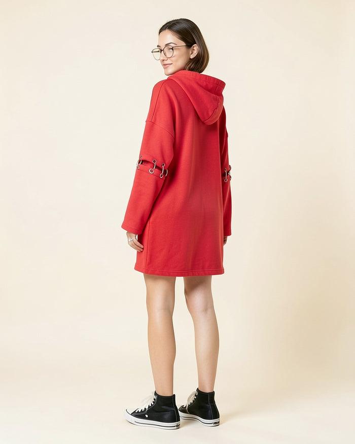 Punk Ring Hoodie Dress