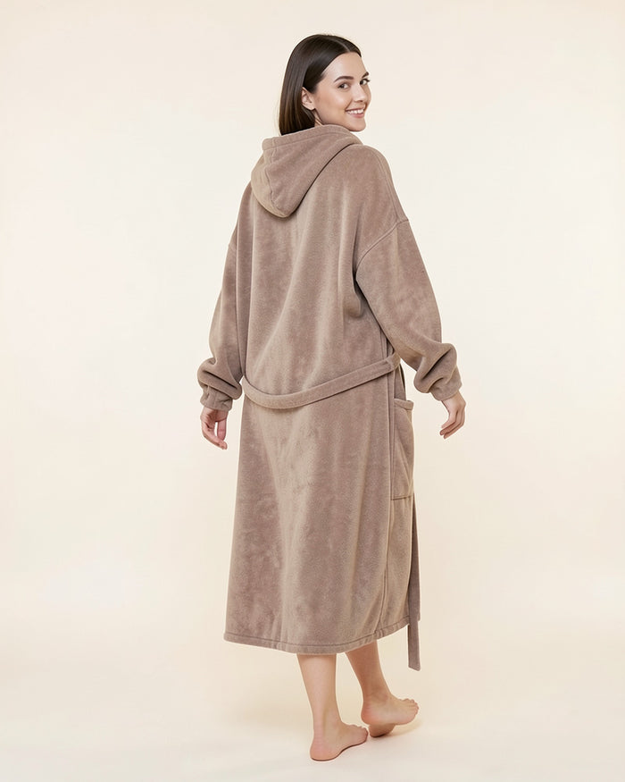 Flannel Blanket Robe Hoodie