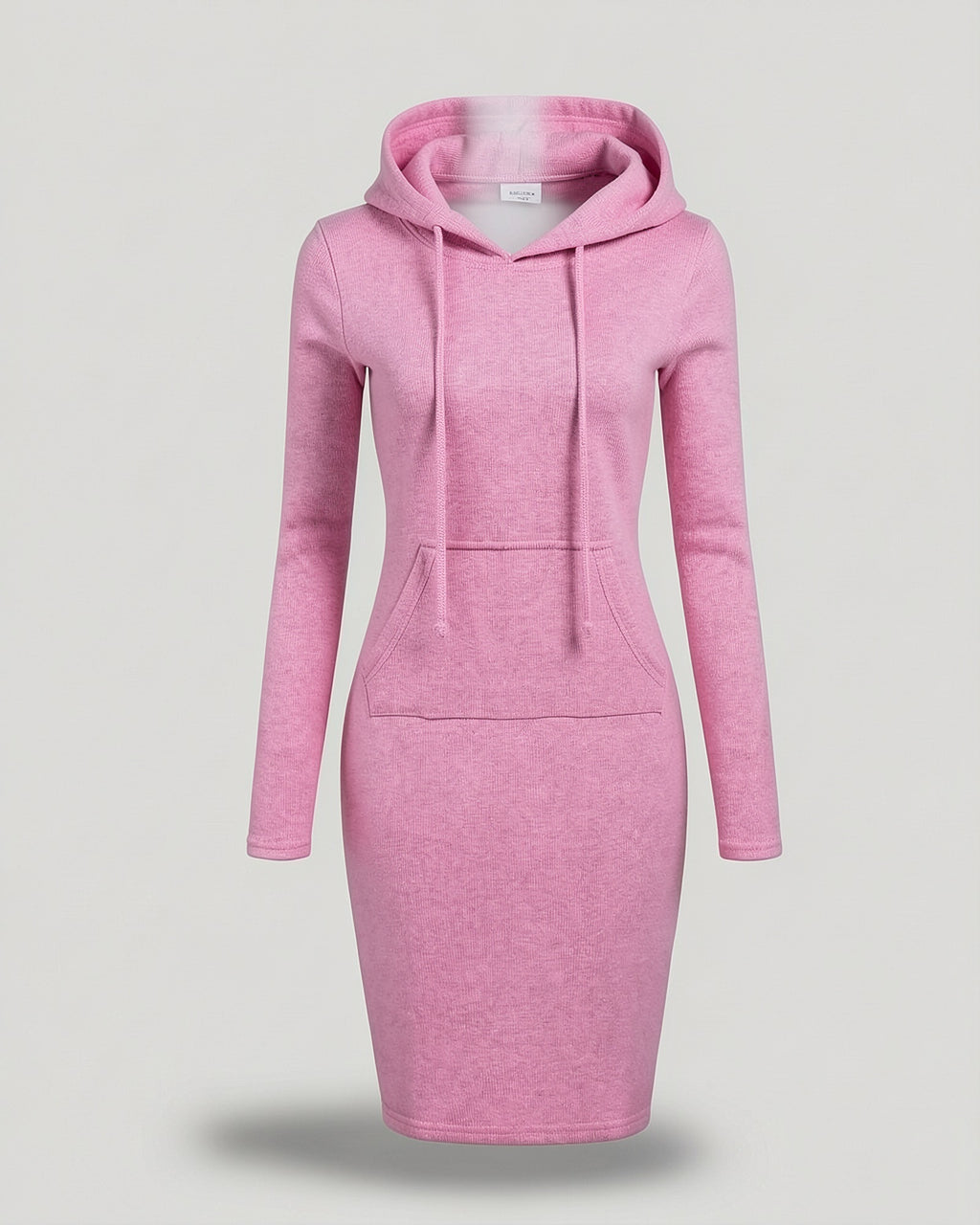Classic Bodycon Midi Hoodie Dress