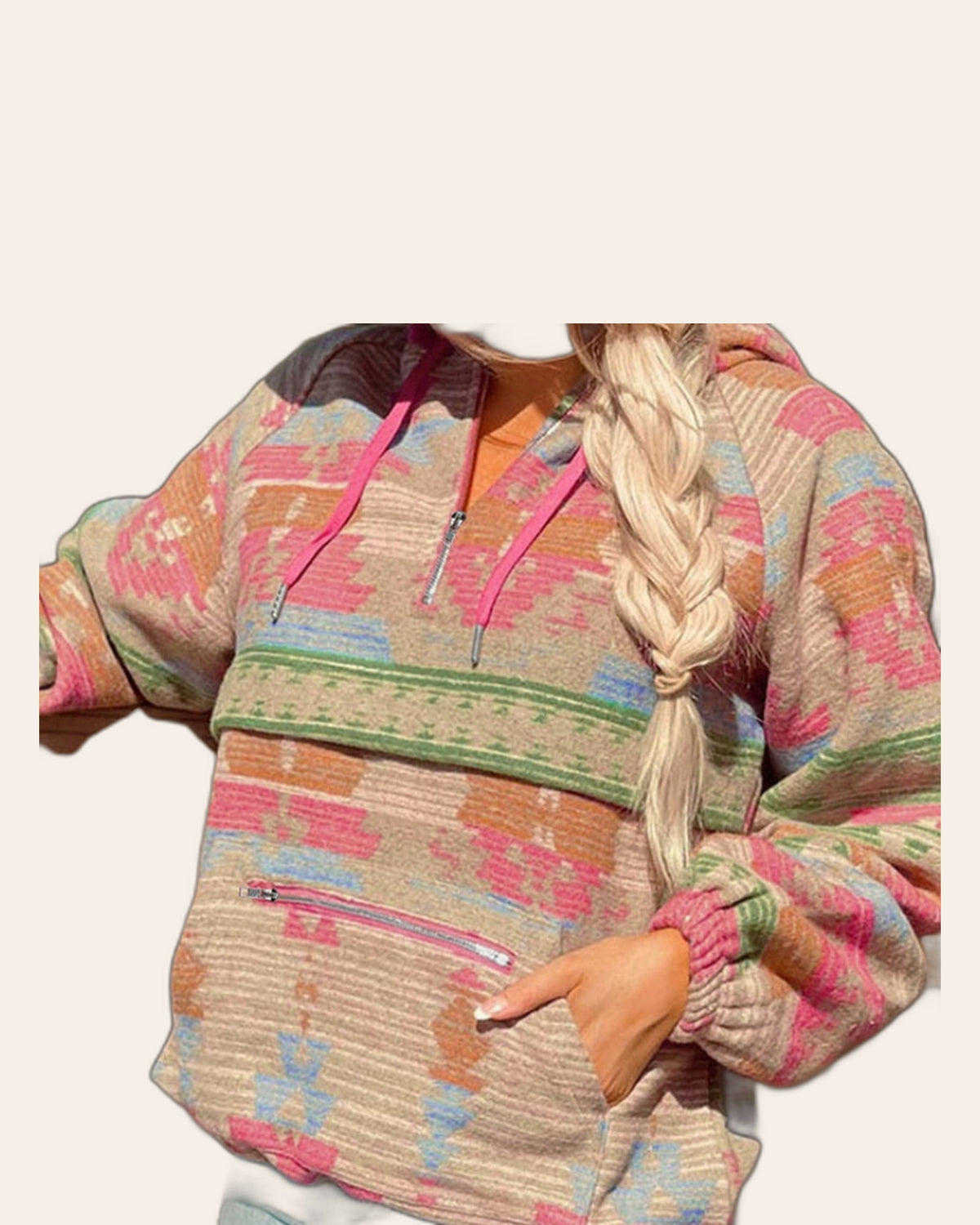 Aztec Dream Oversized Hoodie