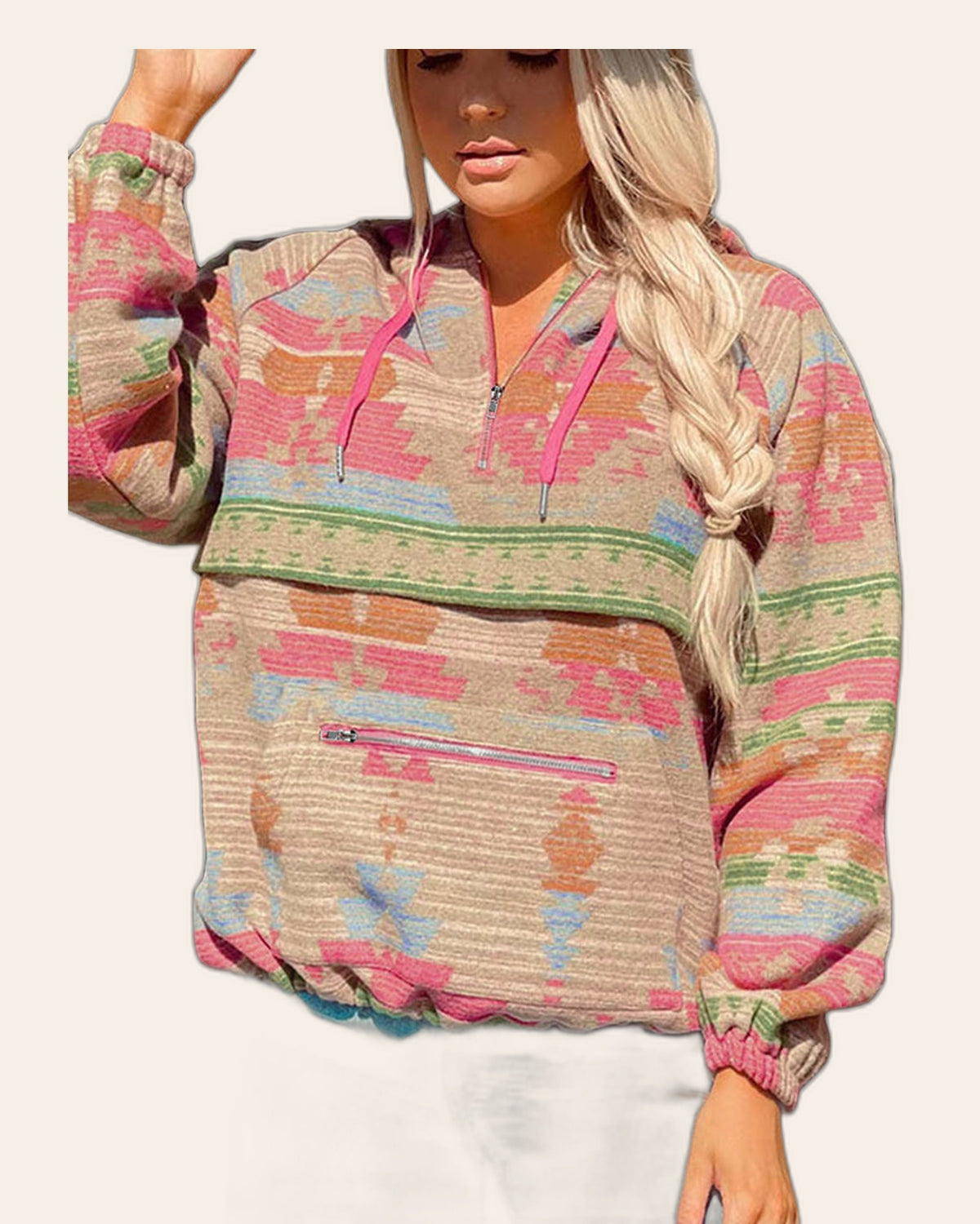 Aztec Dream Oversized Hoodie