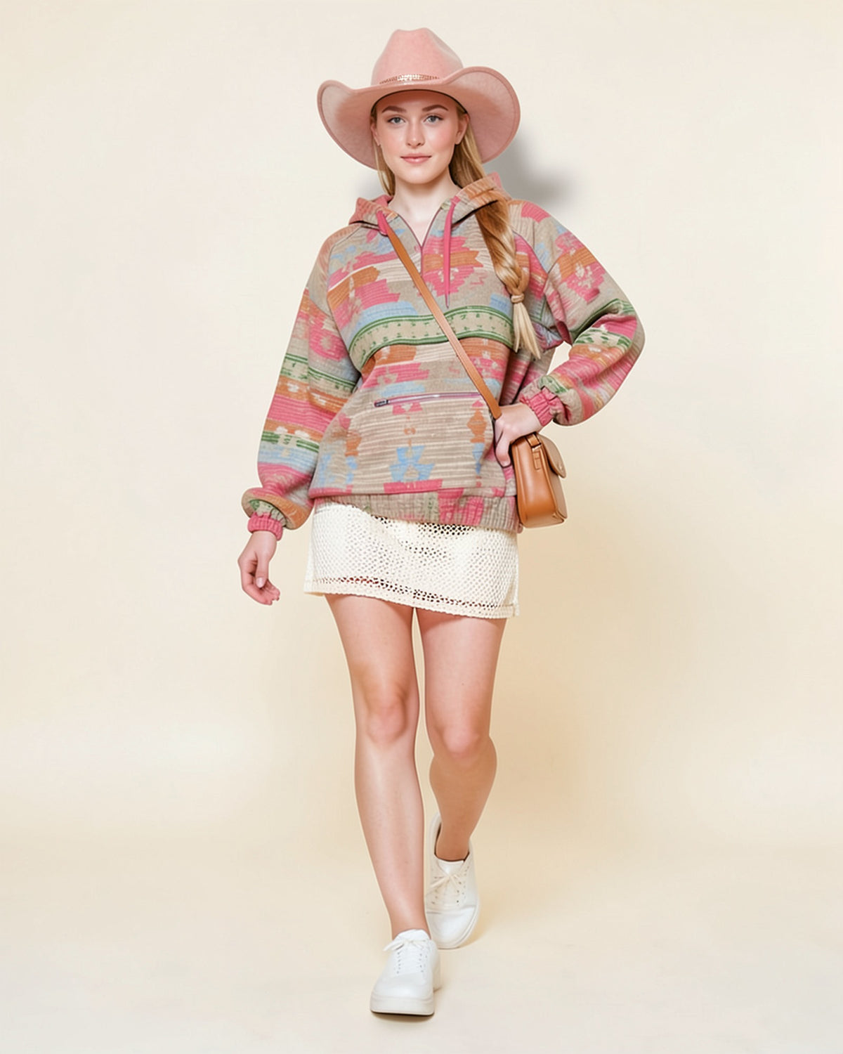 Aztec Dream Oversized Hoodie