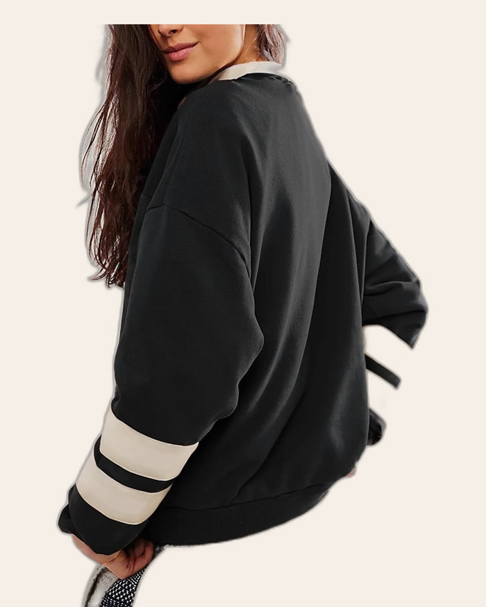 Varsity V Layered Sweatshirt