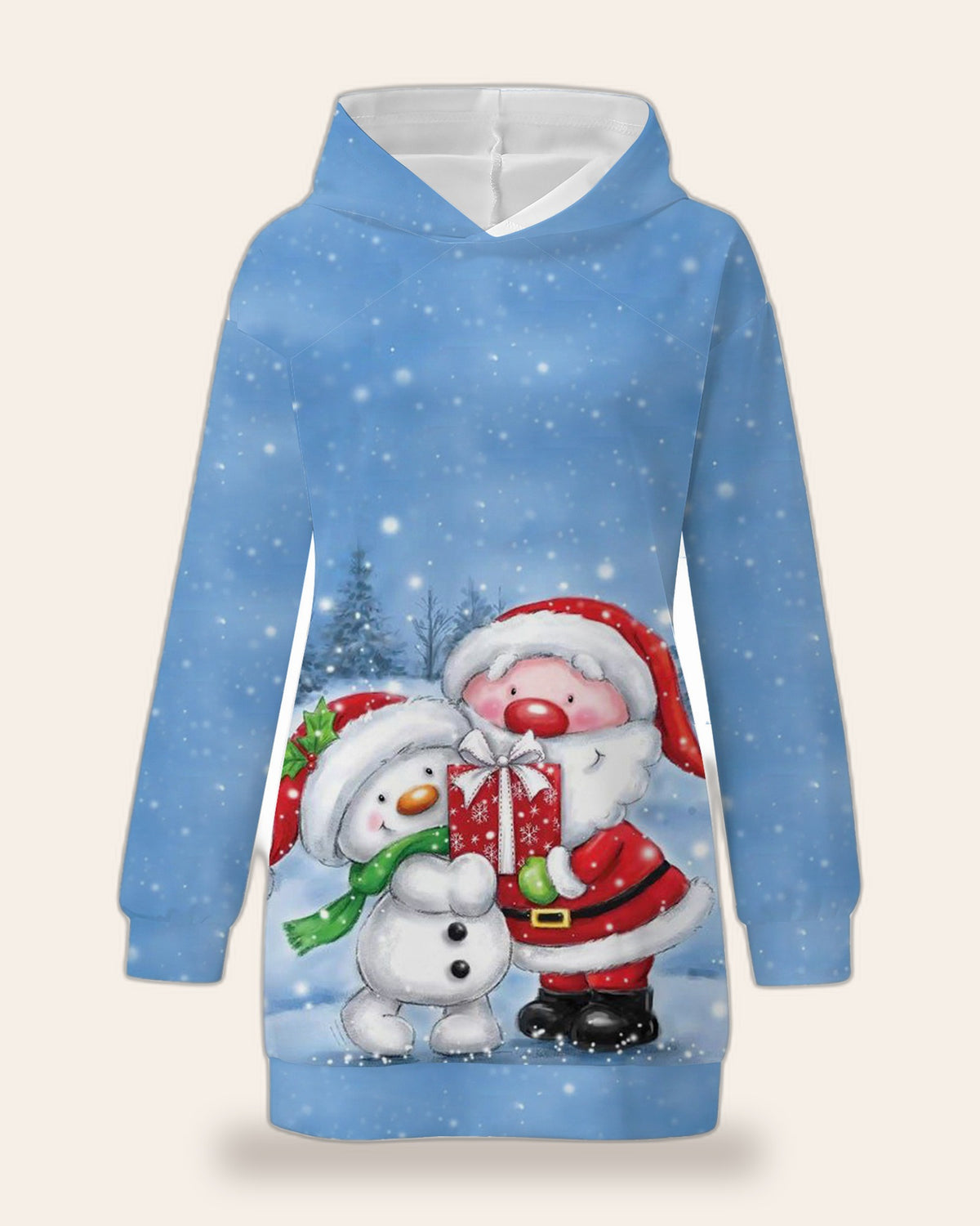 Santa's Gifts Hoodie Dress