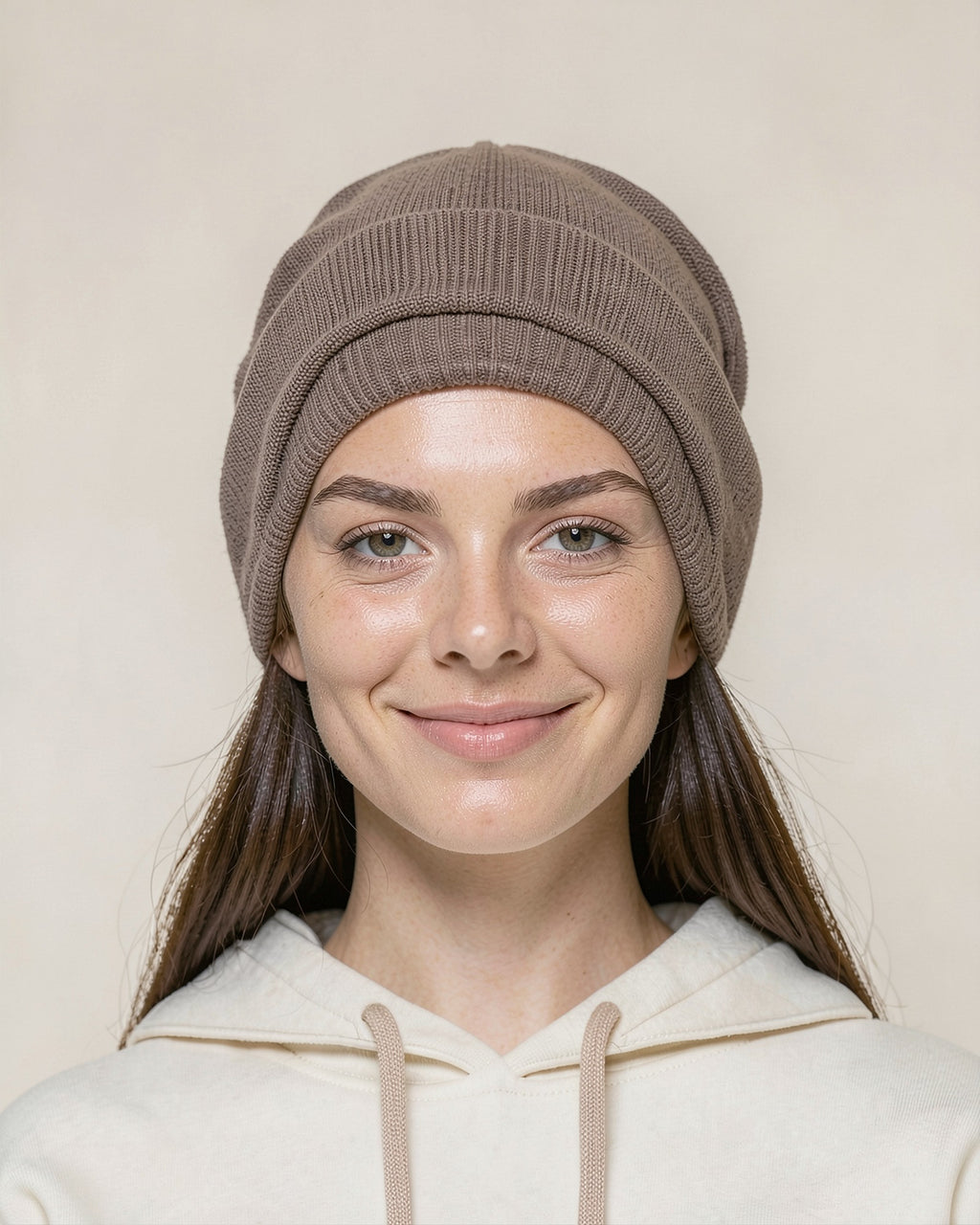 Slouchy Tie-Back Turban Beanie