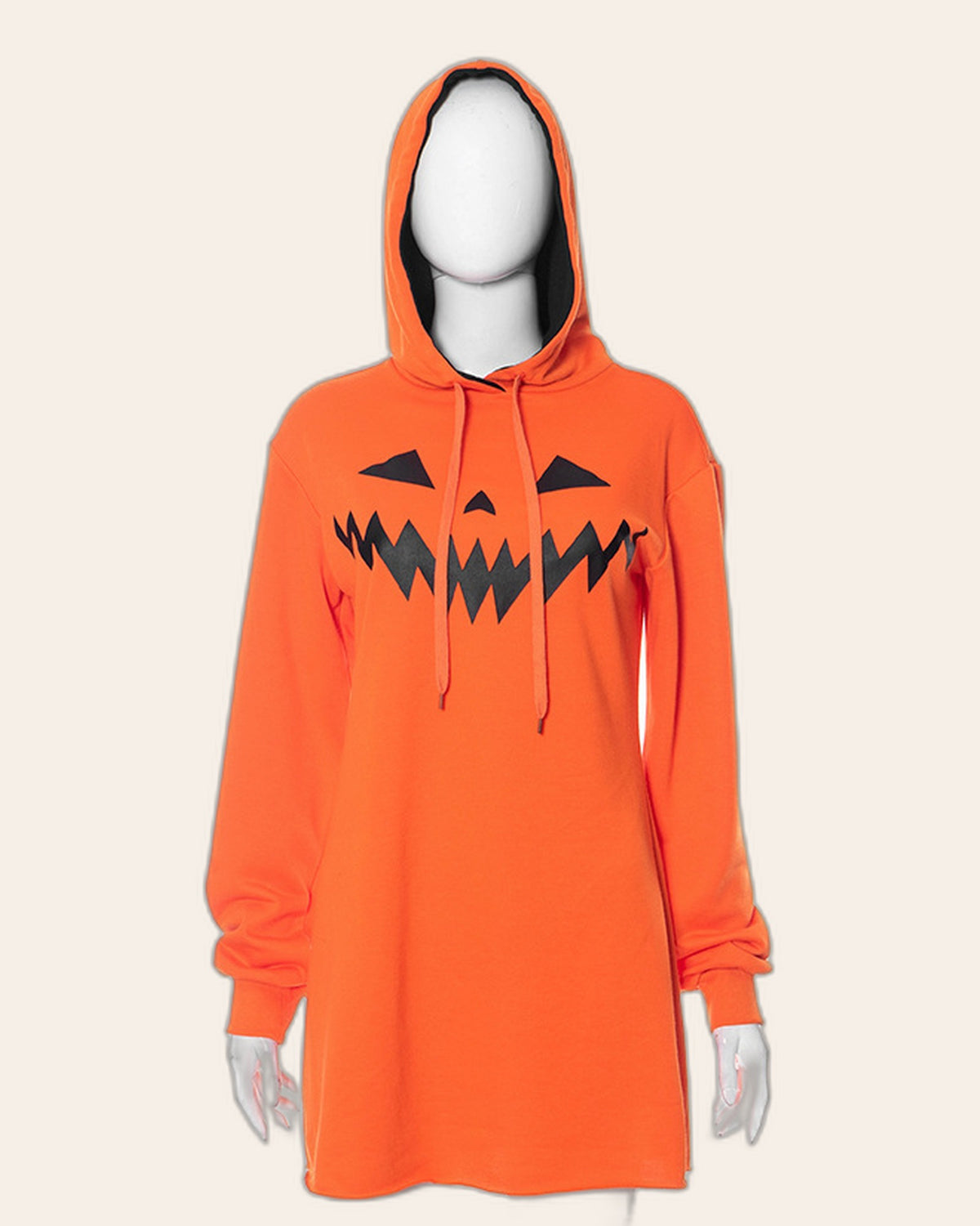 Jack-O'-Lantern Hoodie Dress