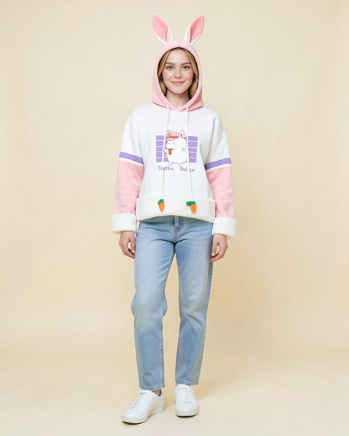 Bunny Ears Carrot Hoodie