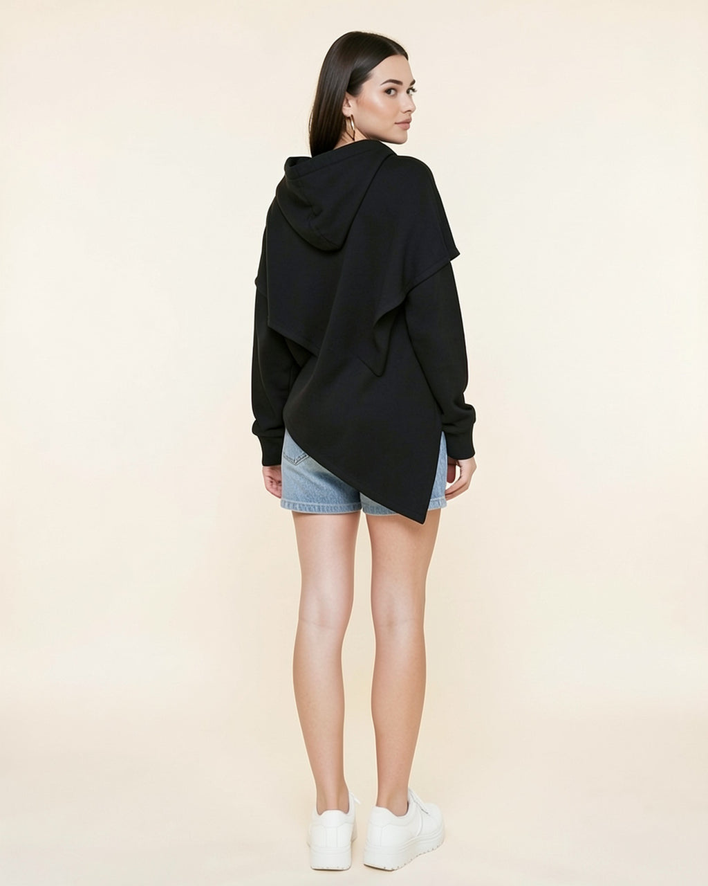 Wrap Hem Everyday Hoodie