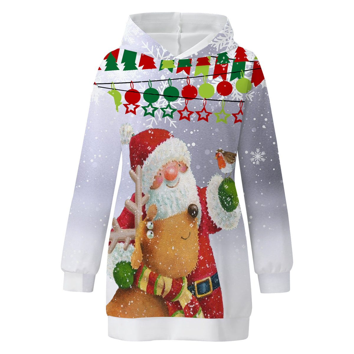 Santa's Gifts Hoodie Dress