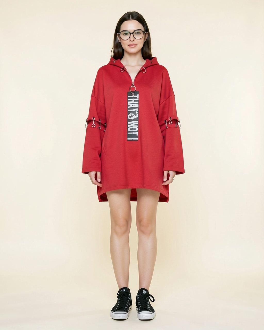 Punk Ring Hoodie Dress