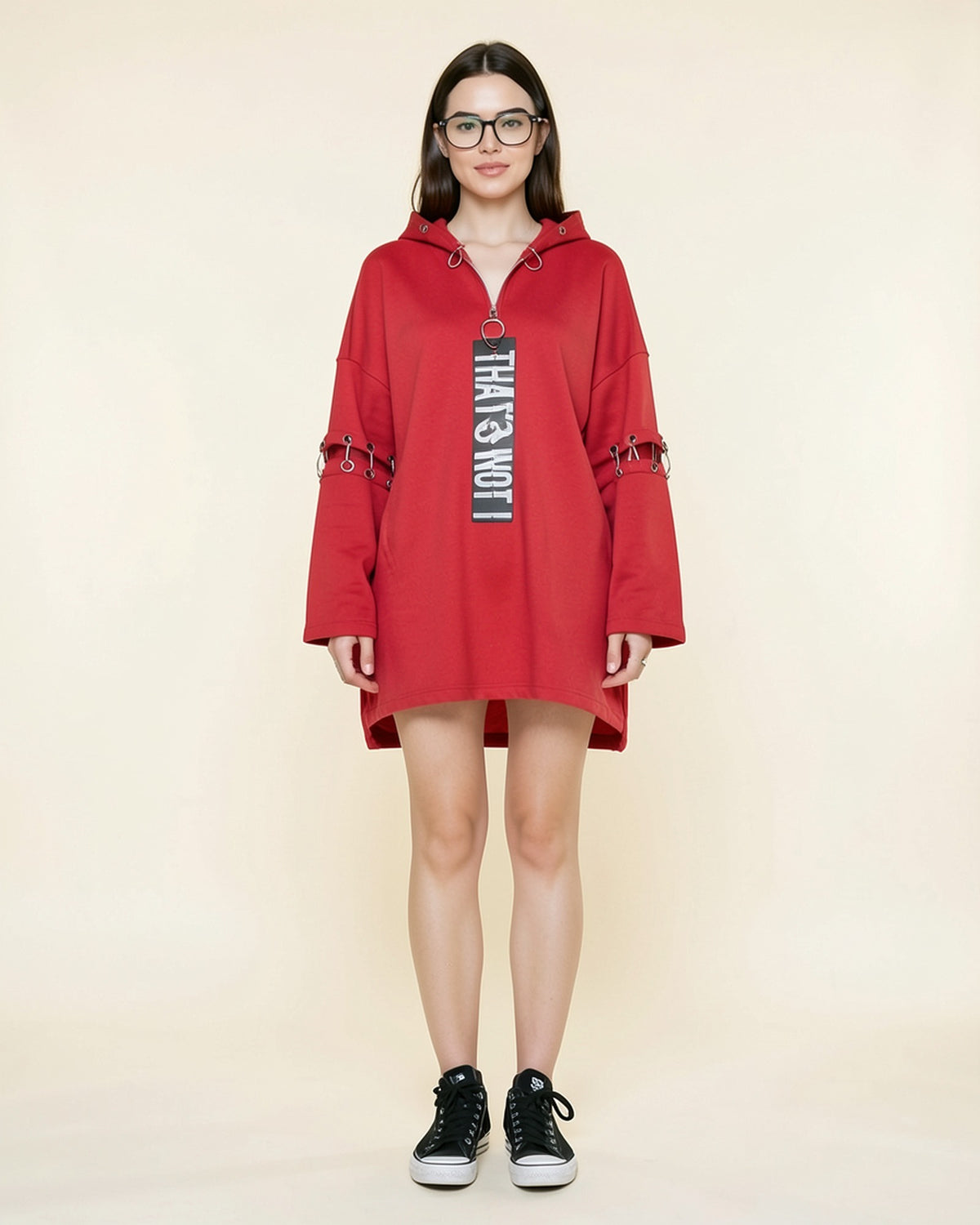 Punk Ring Hoodie Dress