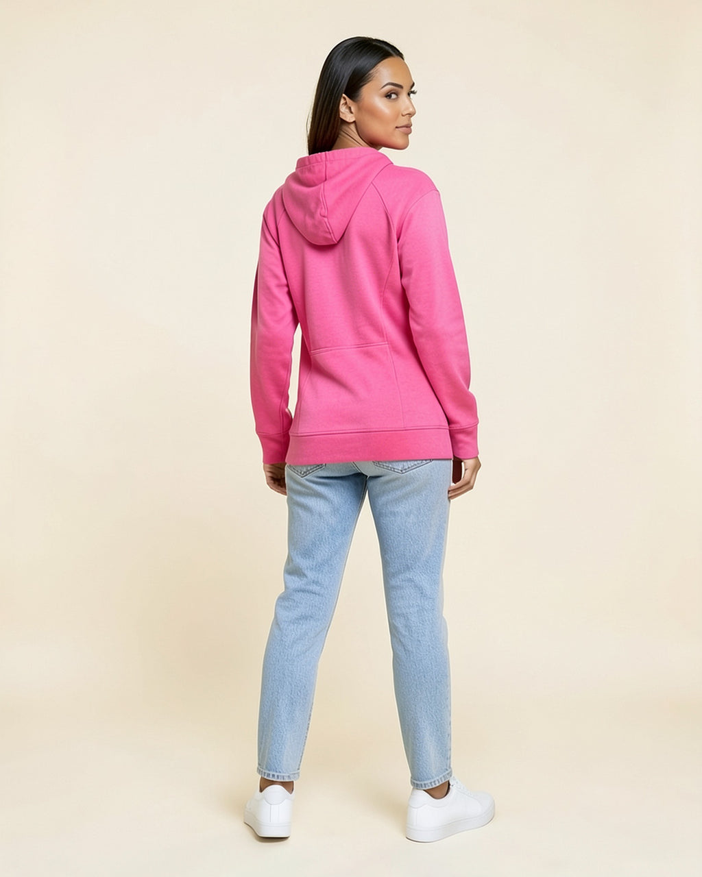 Slim Zip-Up Hoodie Jacket