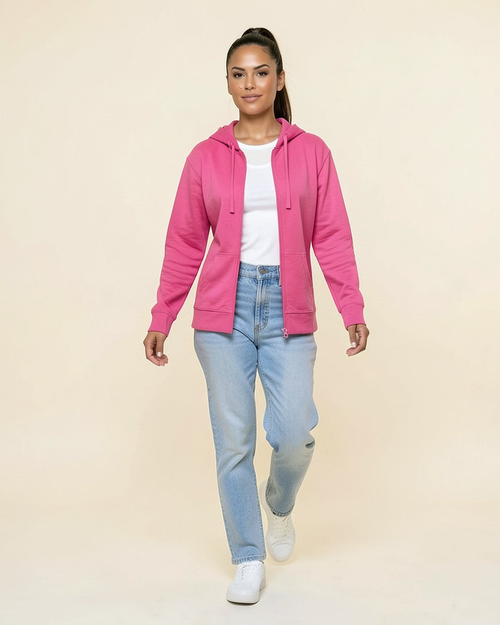 Slim Zip-Up Hoodie Jacket