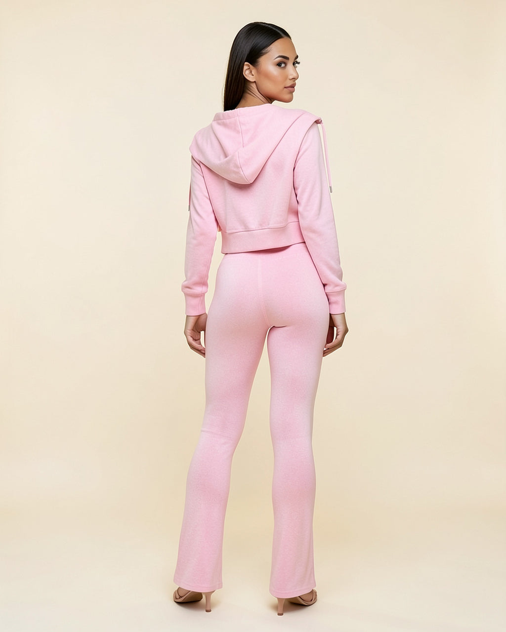 Zip Hoodie 3-Piece Flare Set