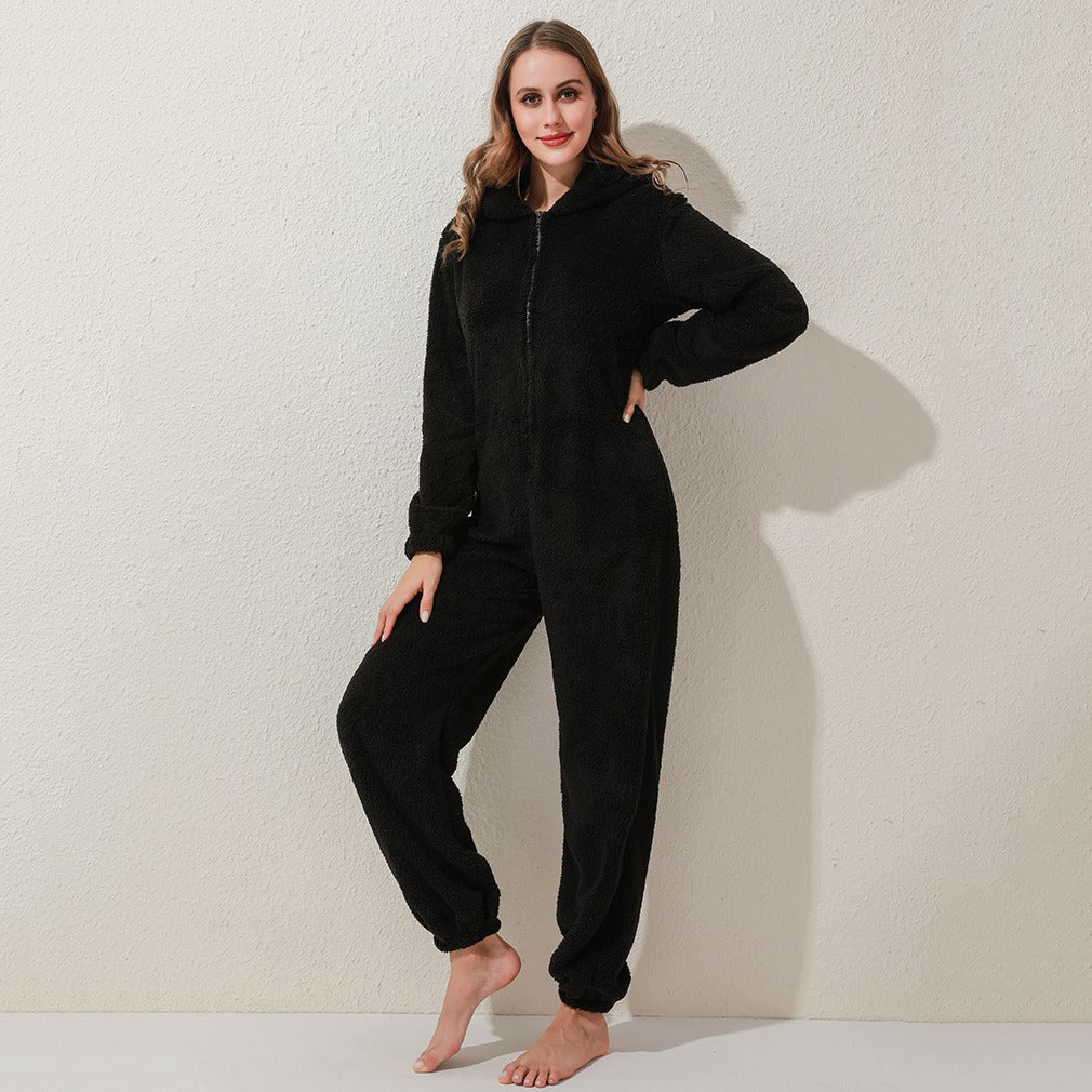 Bear Ears Plush Onesie
