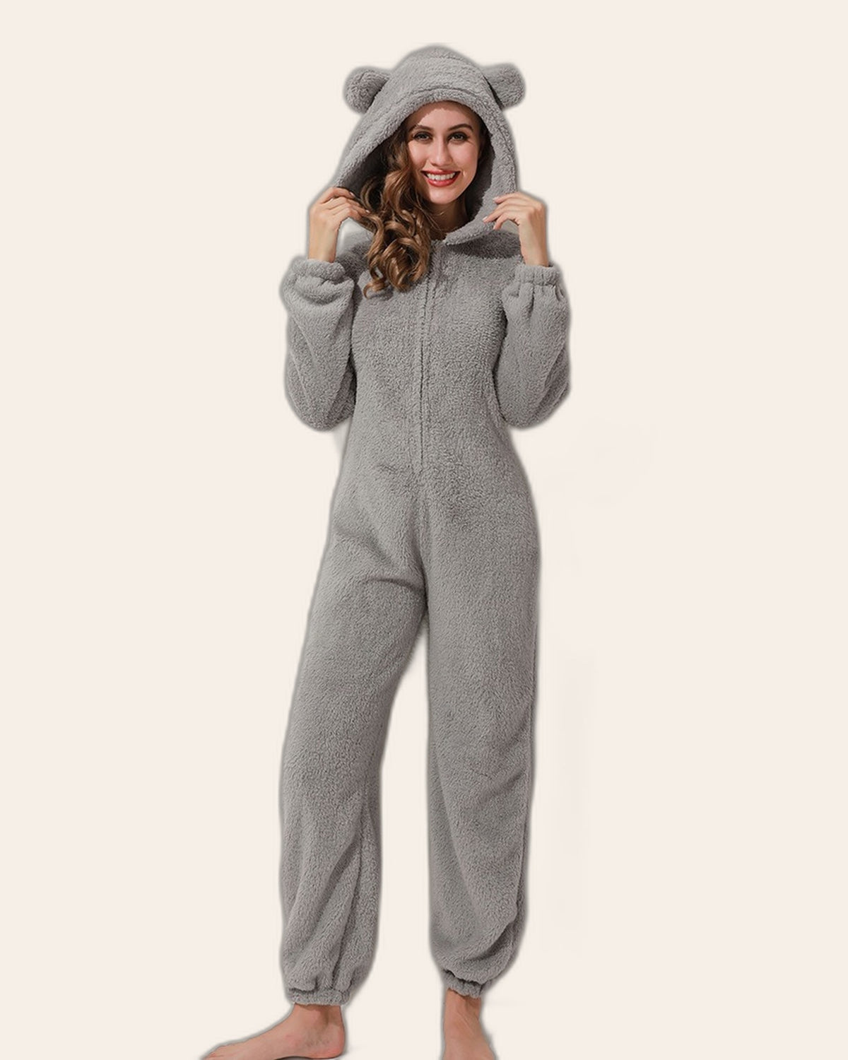 Bear Ears Plush Onesie