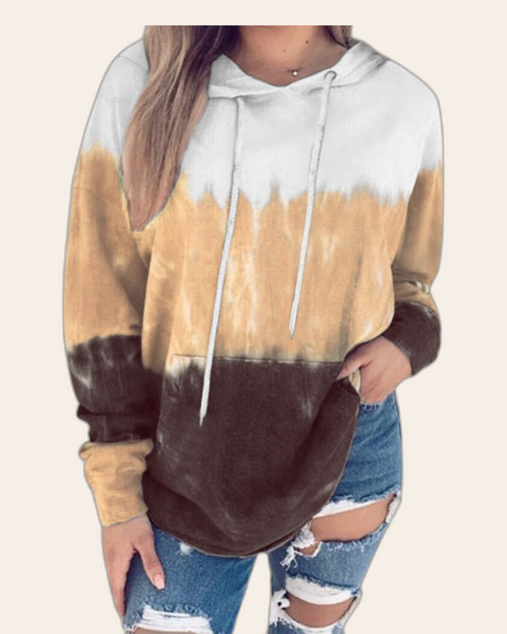 Tie-Dye Gradient Hoodie