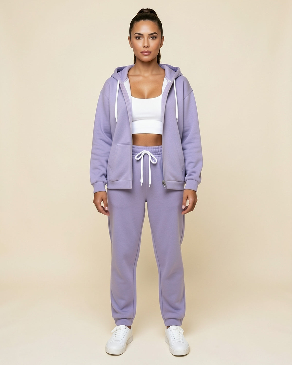 Lavender Hoodie & Jogger Set