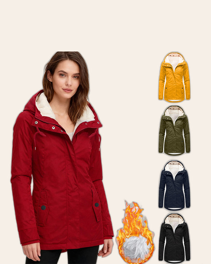 Sherpa-Lined Hooded Jacket