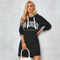 Varsity Monogram Hoodie Dress