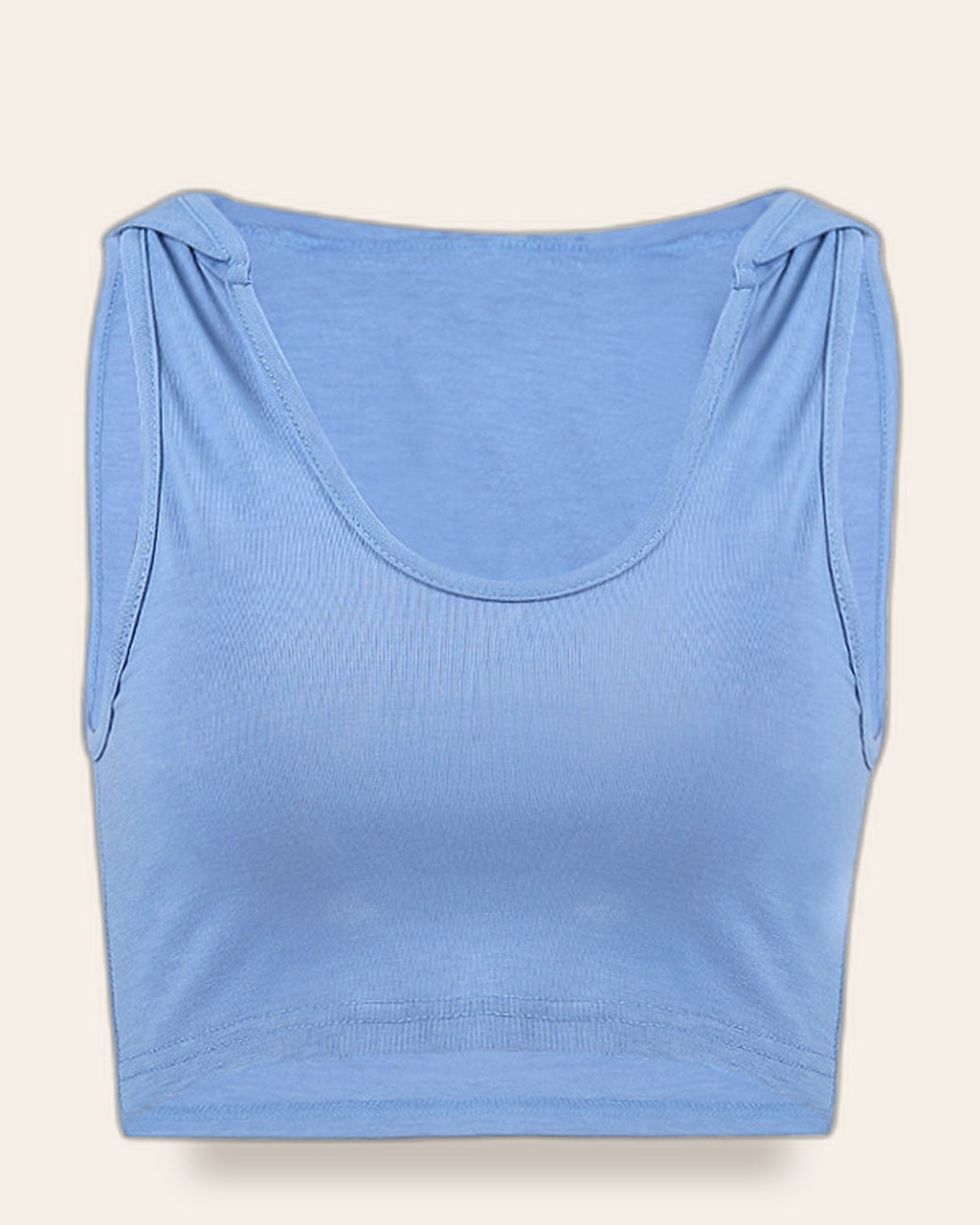 Hooded Yoga Crop Top