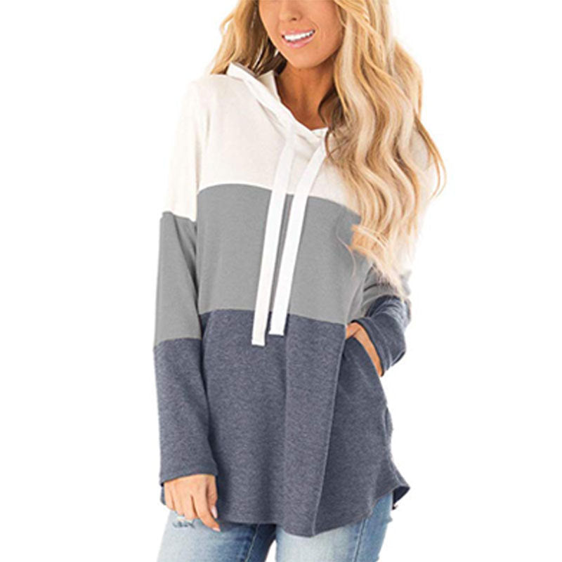 Tri-Tone Collared Hoodie