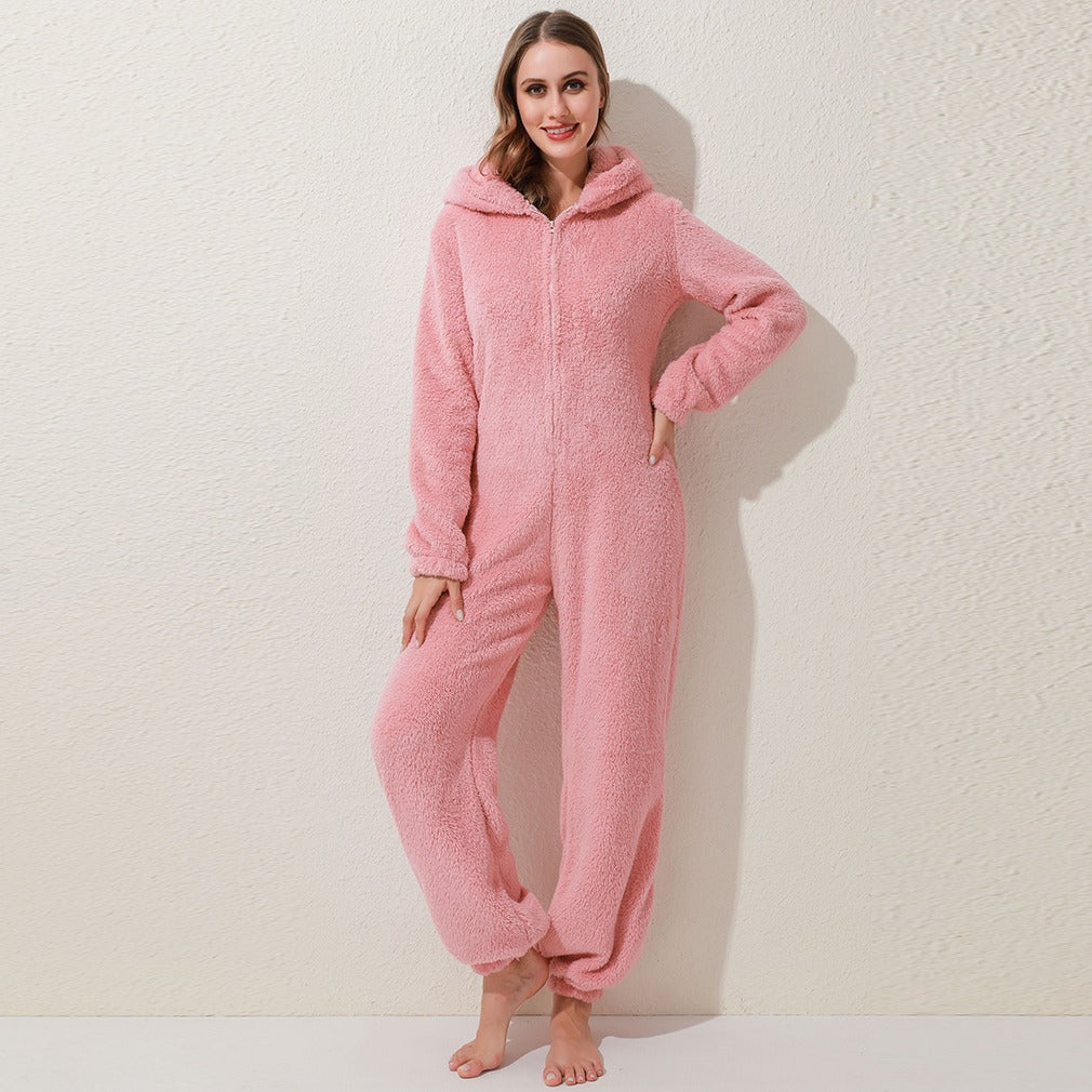 Bear Ears Plush Onesie