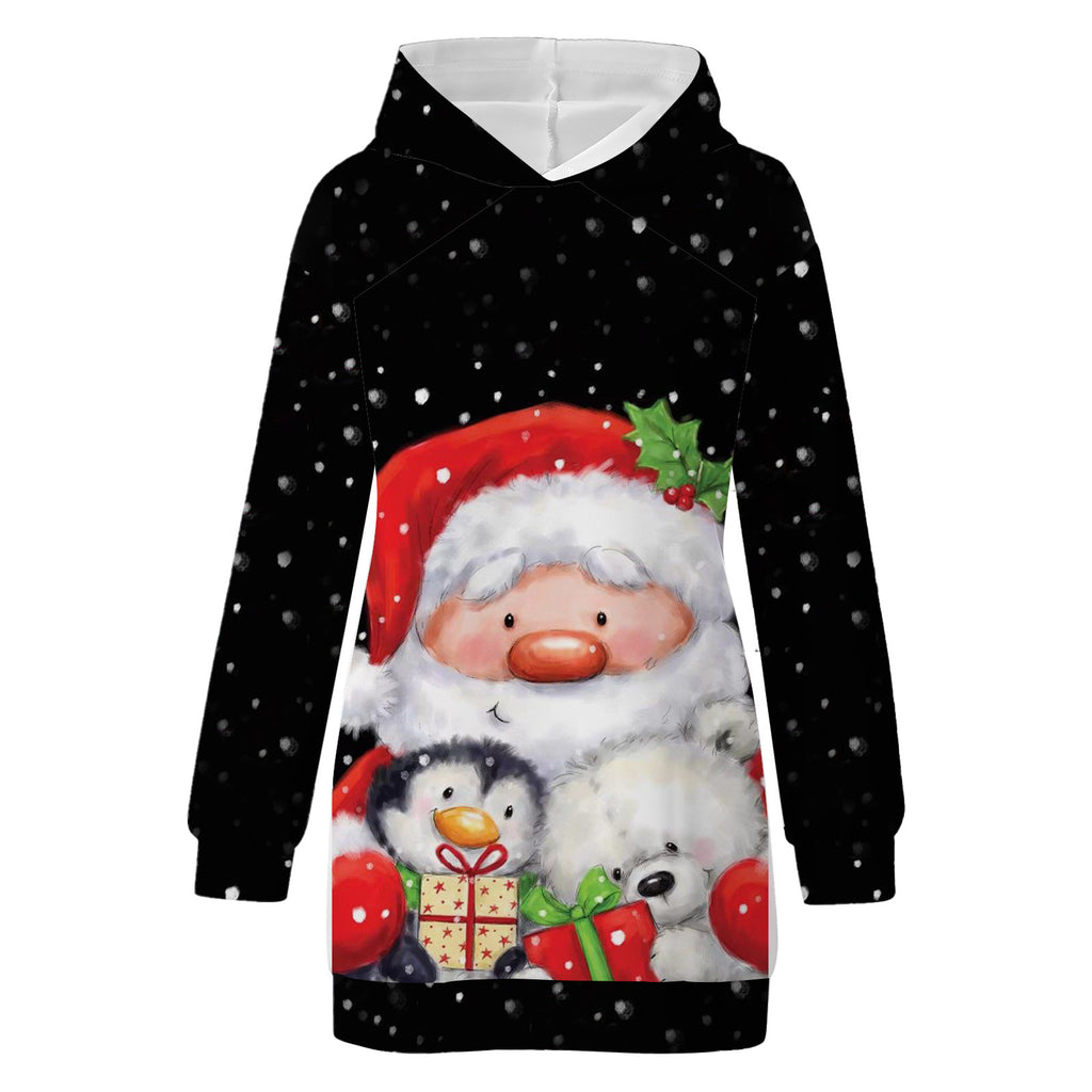 Santa's Gifts Hoodie Dress