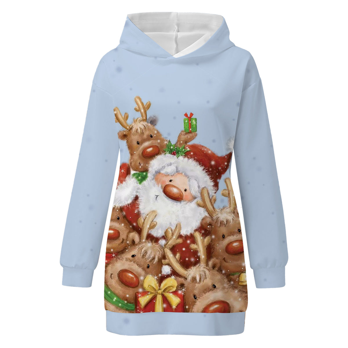 Santa's Gifts Hoodie Dress