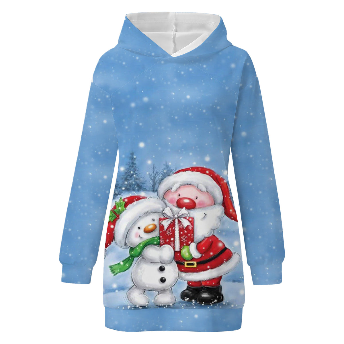 Santa's Gifts Hoodie Dress