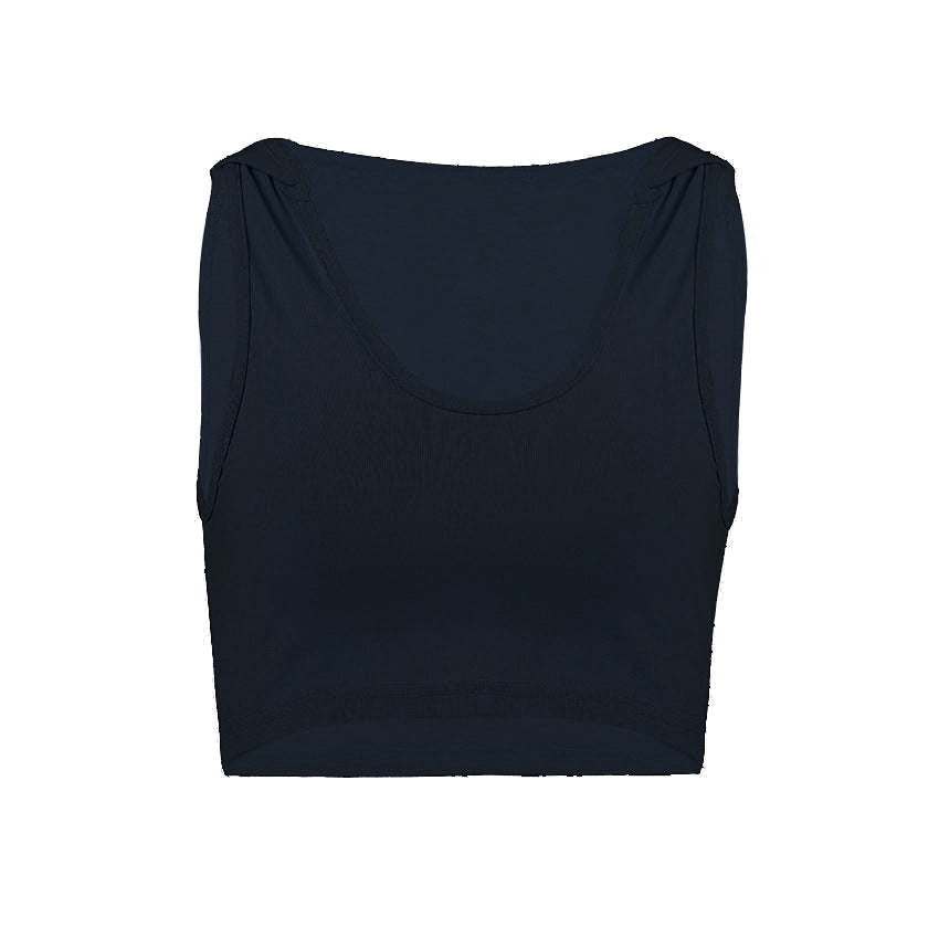 Hooded Yoga Crop Top