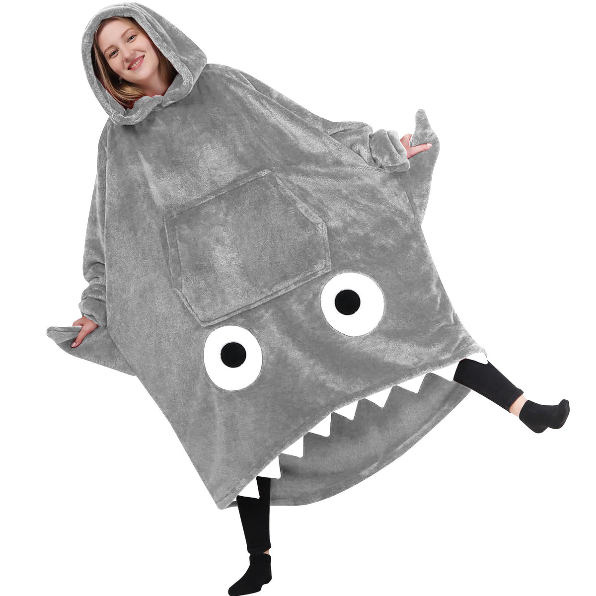 Shark Bite Wearable Blanket