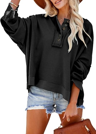Half-Sleeve Henley Hoodie