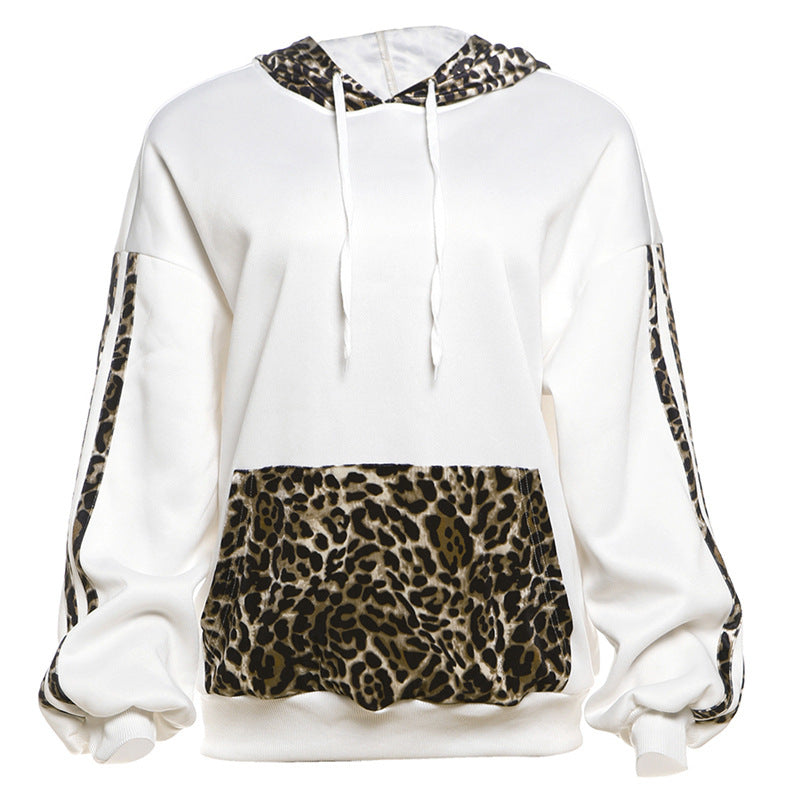 Leopard Pocket Statement Hoodie