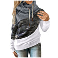 Camo Color-Block Hoodie