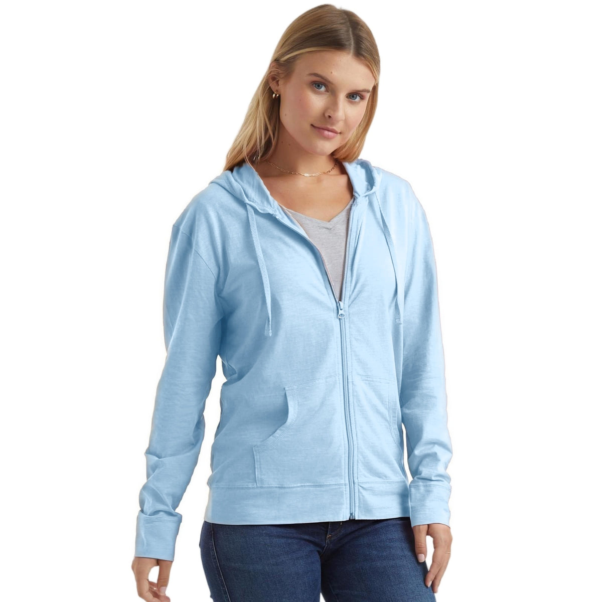 Slim Zip-Up Hoodie Jacket