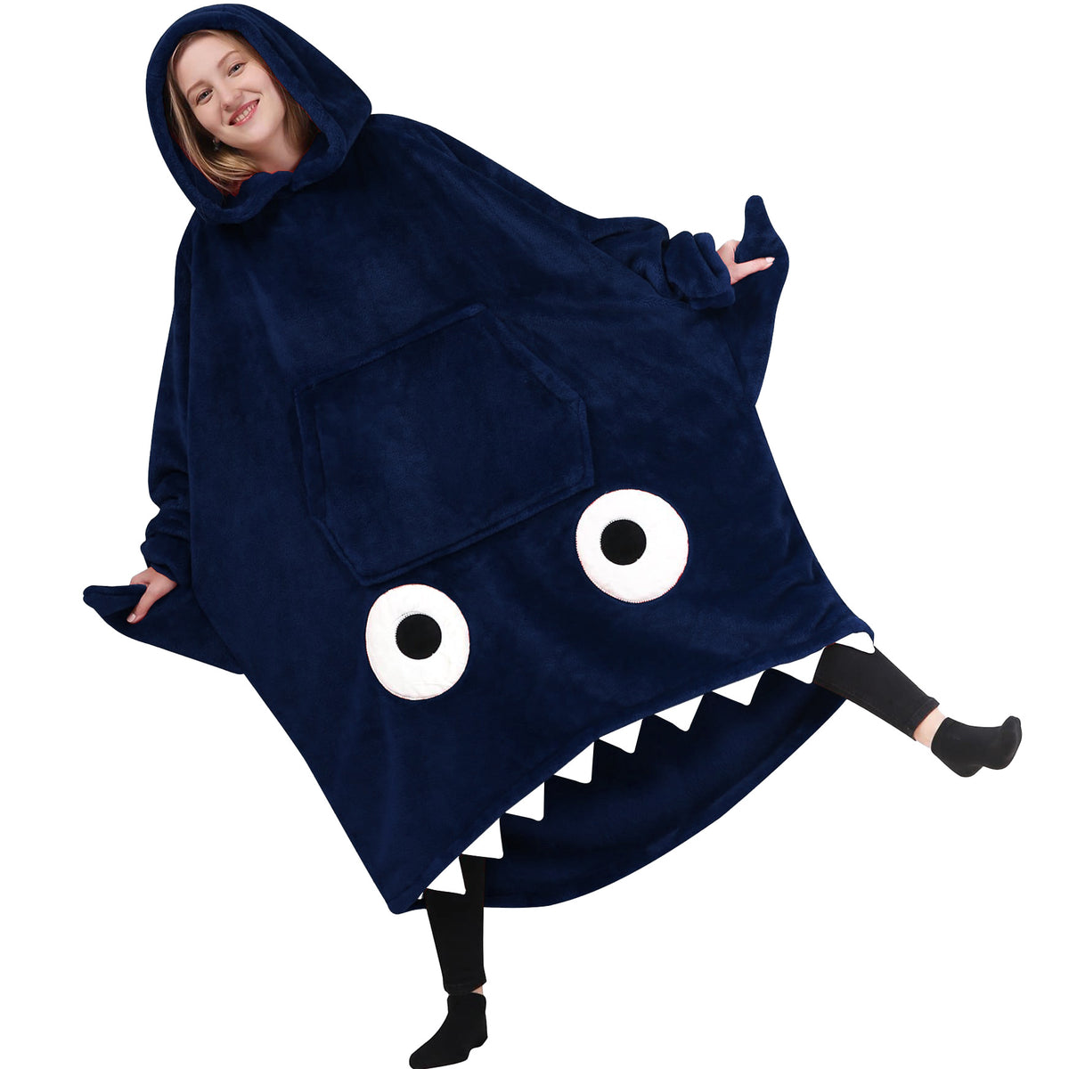 Shark Bite Wearable Blanket