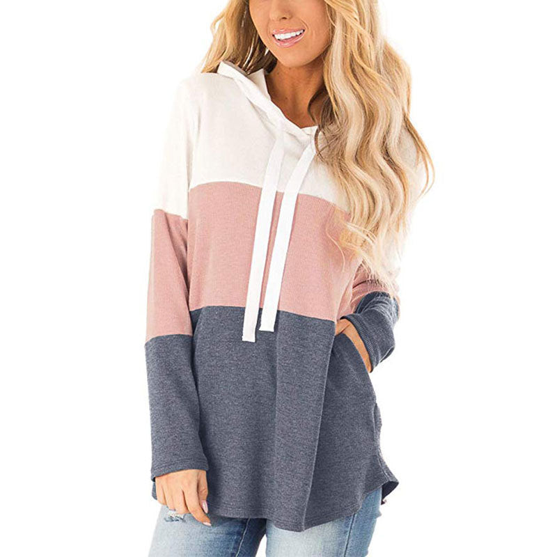 Tri-Tone Collared Hoodie