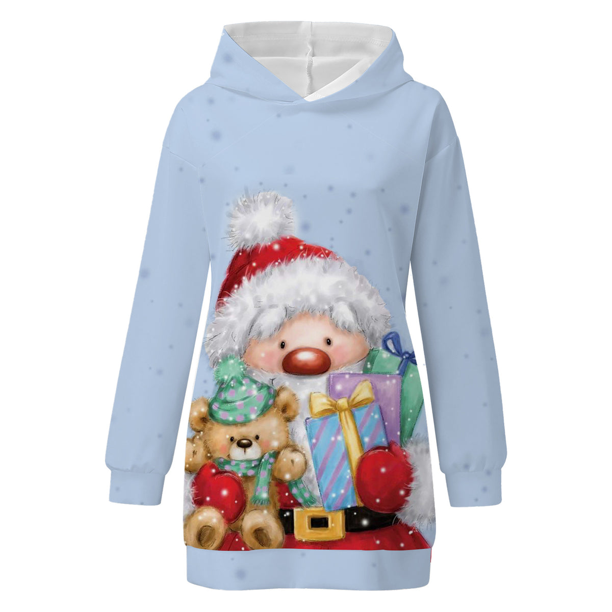 Santa's Gifts Hoodie Dress