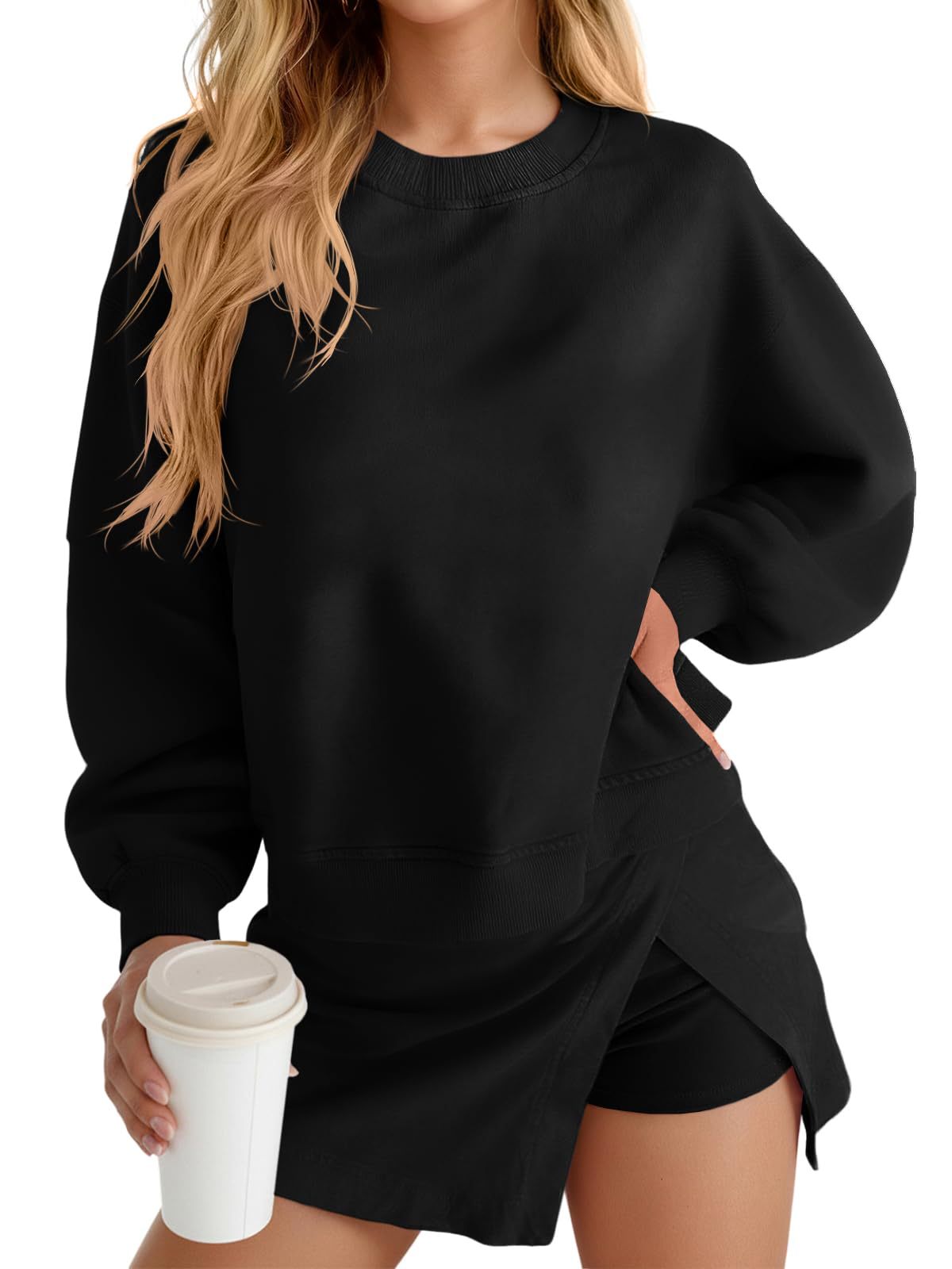 Weekend Sweatshirt & Shorts Set