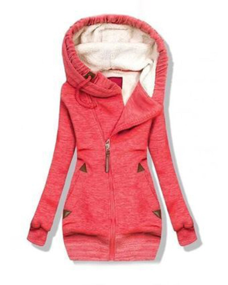 Tropical Bloom Zip Hoodie