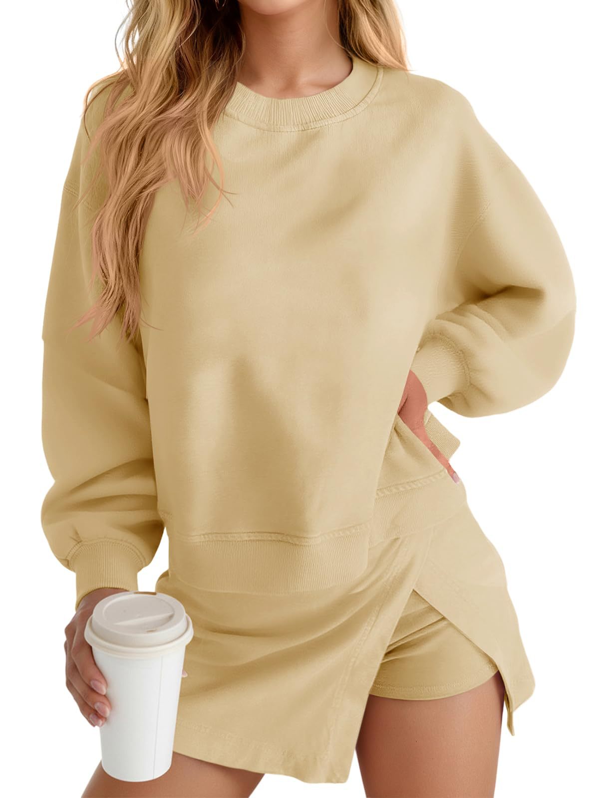 Weekend Sweatshirt & Shorts Set