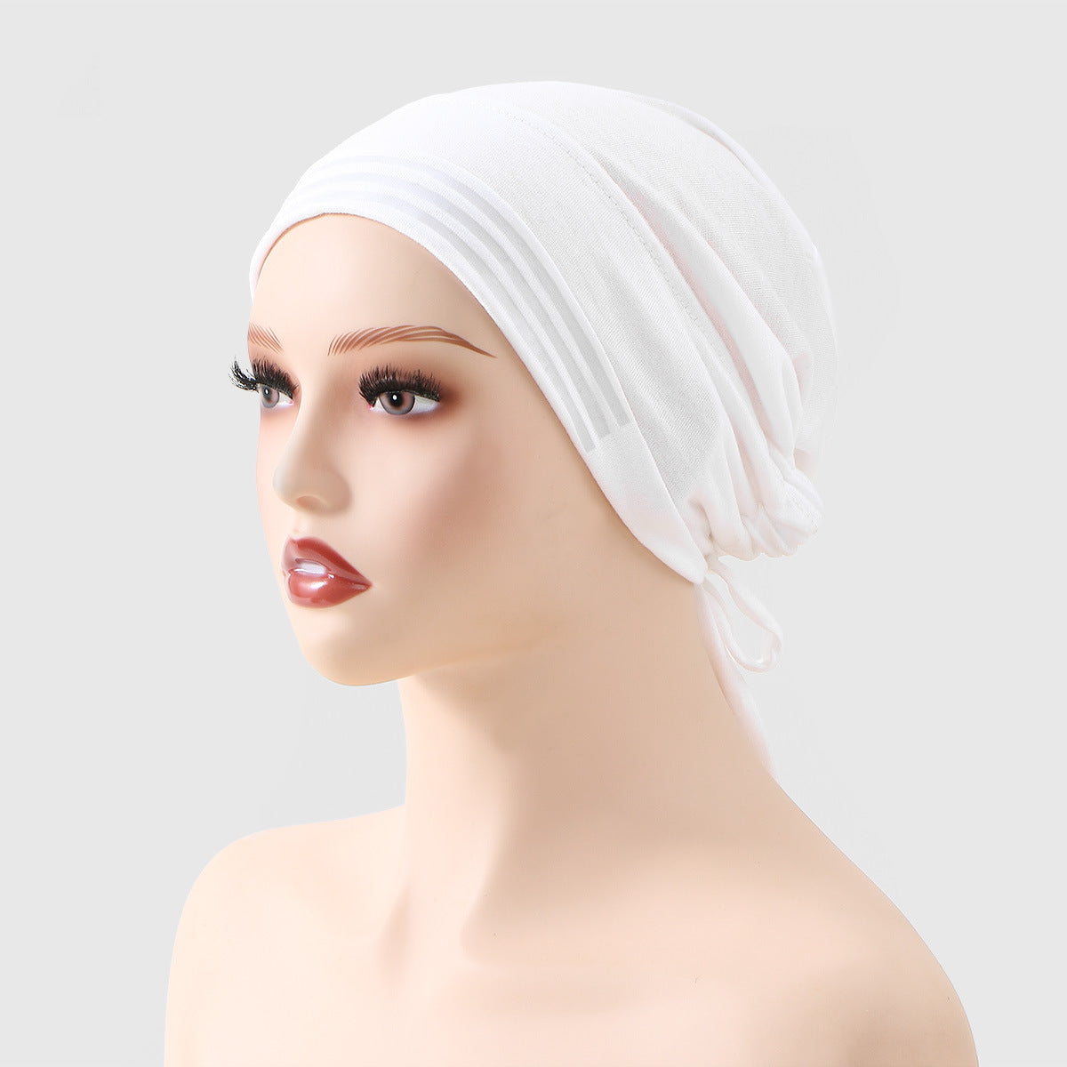 Slouchy Tie-Back Turban Beanie