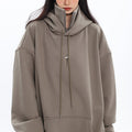 Funnel Neck Oversized Hoodie