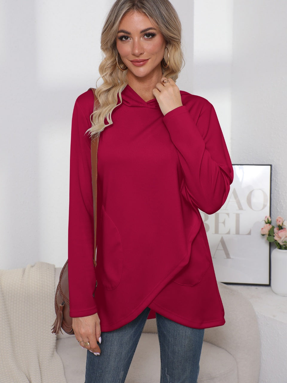 Wrap Hem Everyday Hoodie