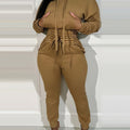 Cinched Hoodie & Jogger Set