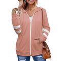 Varsity Stripe Knit Zip Cardigan