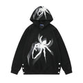 Embroidered Spider Hoodie
